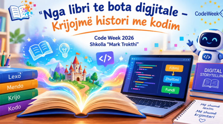 Nga libri te bota digjitale – Krijojmë histori me kodim